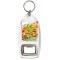 Keep Calm and Love Lasagne - Bottle Opener Keyring