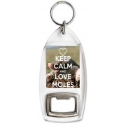 Keep Calm and Love Moles - Bottle Opener Keyring