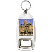 Keep Calm and Love Northampton - Bottle Opener Keyring