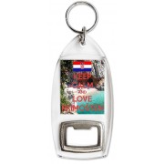 Keep Calm and Love Primosten - Bottle Opener Keyring