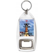 Keep Calm and Love Skegness- Bottle Opener Keyring