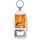 Keep Calm and Love Oranges - Bottle Opener Keyring