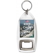 Keep Calm and Love Florida - Bottle Opener Keyring
