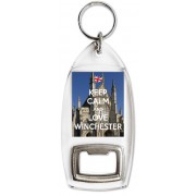 Keep Calm and Love Winchester - Bottle Opener Keyring