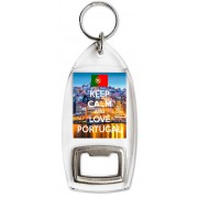 Keep Calm and Love Portugal - Bottle Opener Keyring