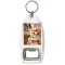 Keep Calm and Love Pizza - Bottle Opener Keyring