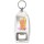 Keep Calm and Love Lemonade - Bottle Opener Keyring