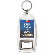 Keep Calm and Love Toronto - Bottle Opener Keyring