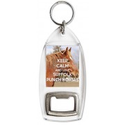Keep Calm and Love Suffolk Punch Horses - Bottle Opener Keyring