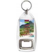 Keep Calm and Love Mauritius - Bottle Opener Keyring