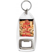 Keep Calm and Love Bread - Bottle Opener Keyring