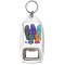 Keep Calm and Love Flip Flops - Bottle Opener Keyring