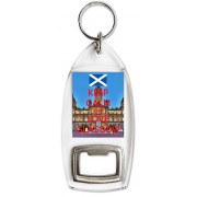 Keep Calm and Love Glasgow - Bottle Opener Keyring