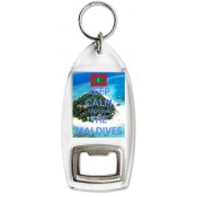 Keep Calm and Love the Maldives - Bottle Opener Keyring