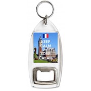 Keep Calm and Love Calais - Bottle Opener Keyring