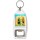 Keep Calm and Love Spotted Dick - Bottle Opener Keyring