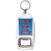 Keep Calm and Love Maths - Bottle Opener Keyring
