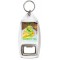 Keep Calm and Love Omelettes - Bottle Opener Keyring