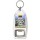Keep Calm and Love Lithuania - Bottle Opener Keyring