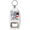 Keep Calm with Love from Your Secret Santa - Bottle Opener Keyring