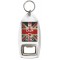 Keep Calm and Love Retro - Bottle Opener Keyring