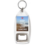 Keep Calm and Love Lancing - Bottle Opener Keyring