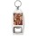 Keep Calm and Love Cinnamon Rolls - Bottle Opener Keyring