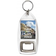 Keep Calm and Love Penge - Bottle Opener Keyring