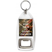 Keep Calm I'm a Sound Engineer - Bottle Opener Keyring