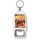 Keep Calm and Eat a Bacon Cheeseburger - Bottle Opener Keyring