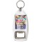 Keep Calm and Carry On Baking Cakes - Bottle Opener Keyring