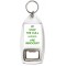 Stop the Cull Badgers are Innocent - Bottle Opener Keyring