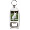 Keep Calm and Love an English Bull Terrier - Bottle Opener Keyring