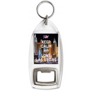 Keep Calm and Love Las Vegas - Bottle Opener Keyring