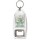 Gin is the Answer. What was the Question? - Bottle Opener Keyring