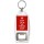 Keep Calm and Throw Stuff - Bottle Opener Keyring