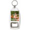 Keep Calm and Love Flamingos - Bottle Opener Keyring