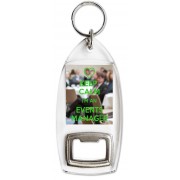 Keep Calm I'm an Events Manager - Bottle Opener Keyring