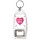 Love You - Bottle Opener Keyring