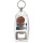 Keep Calm and Love Hot Chocolate - Bottle Opener Keyring