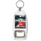 Keep Calm and Love Ping Pong - Bottle Opener Keyring
