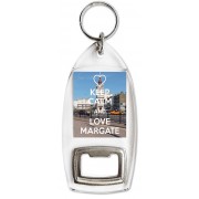 Keep Calm and Love Margate - Bottle Opener Keyring