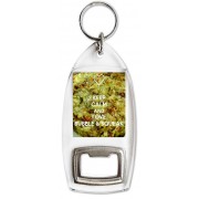 Keep Calm and Love Bubble & Squeak - Bottle Opener Keyring
