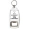 I'm a Journalist What is Your Superpower? - Bottle Opener Keyring