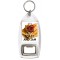 Keep Calm Love Toast and Jam - Bottle Opener Keyring