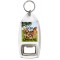 Keep Calm and Love Chickens - Bottle Opener Keyring