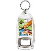 Keep Calm and Love Maths - Bottle Opener Keyring