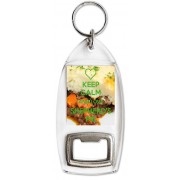 Keep Calm and Love Shepherd's Pie - Bottle Opener Keyring