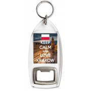 Keep Calm and Love Krakow - Bottle Opener Keyring