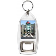 Keep Calm and Love Bromley - Bottle Opener Keyring